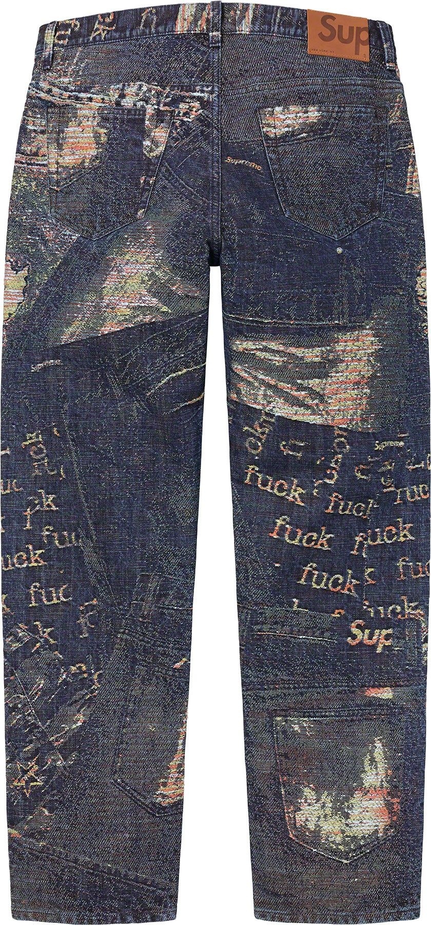 Archive Denim Jacquard Regular Jean view 6